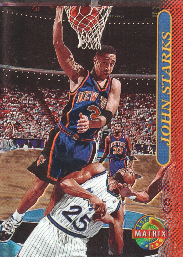 1996-97 Stadium Club Matrix #39 John Starks