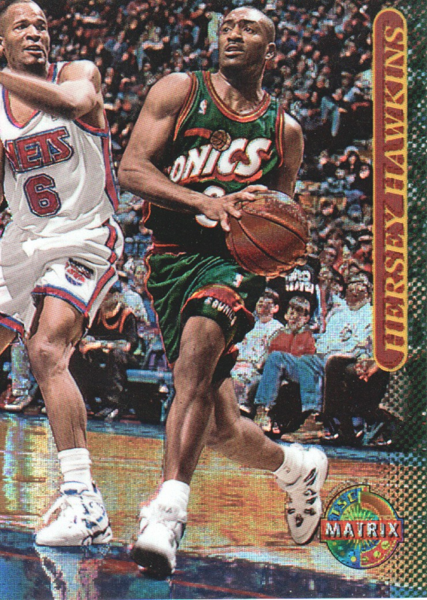 1996-97 Stadium Club Matrix #60 Hersey Hawkins