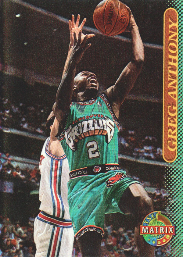 1996-97 Stadium Club Matrix #89 Greg Anthony