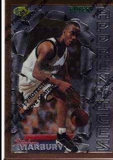 1996-97 Finest #62 Stephon Marbury B RC