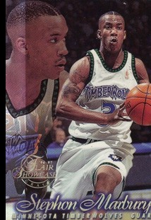 1996-97 Flair Showcase Row 1 #11 Stephon Marbury