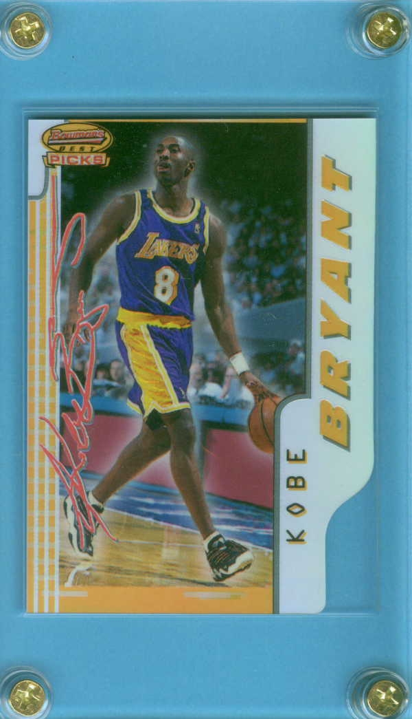 1996-97 Bowman's Best Picks Refractors #BP10 Kobe Bryant
