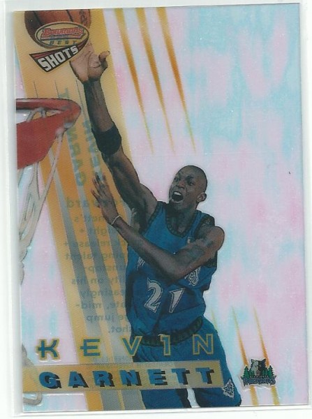 1996-97 Bowman's Best Shots #BS5 Kevin Garnett