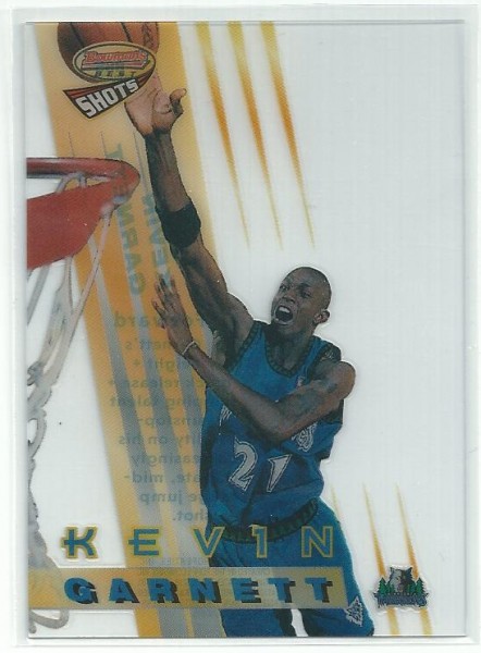 1996-97 Bowman's Best Shots Refractors #BS5 Kevin Garnett