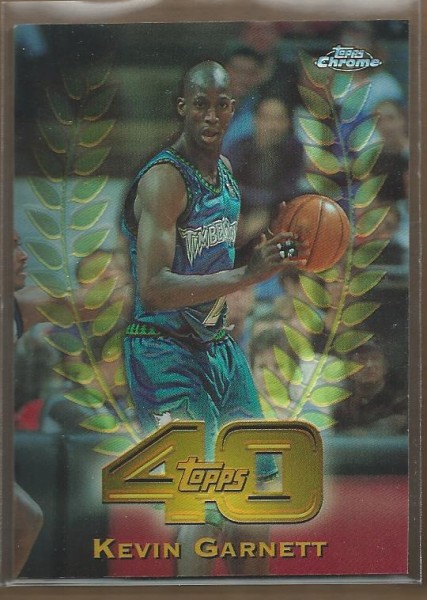 1997-98 Topps Chrome Topps 40 Refractors #T11 Kevin Garnett