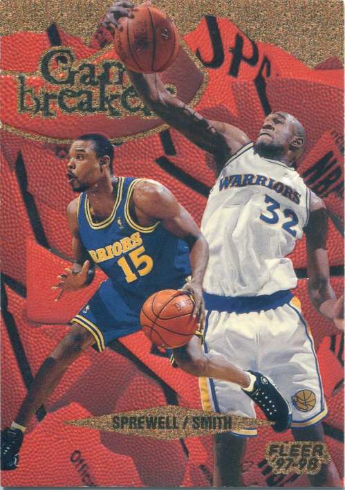 1997-98 Fleer Game Breakers #3 Joe Smith/Latrell Sprewell