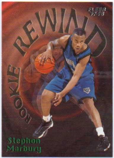 1997-98 Fleer Rookie Rewind #8 Stephon Marbury
