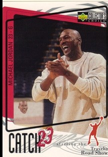 1997-98 Collector's Choice #190 Michael Jordan/Catch 23 Road Show