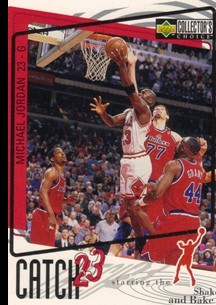 1997-98 Collector's Choice #193 Michael Jordan/Catch 23 Shake and Bake