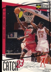 1997-98 Collector's Choice #194 Michael Jordan/Catch 23 Strong Finish