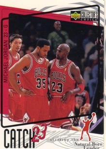 1997-98 Collector's Choice #195 Michael Jordan/Catch 23 Leader