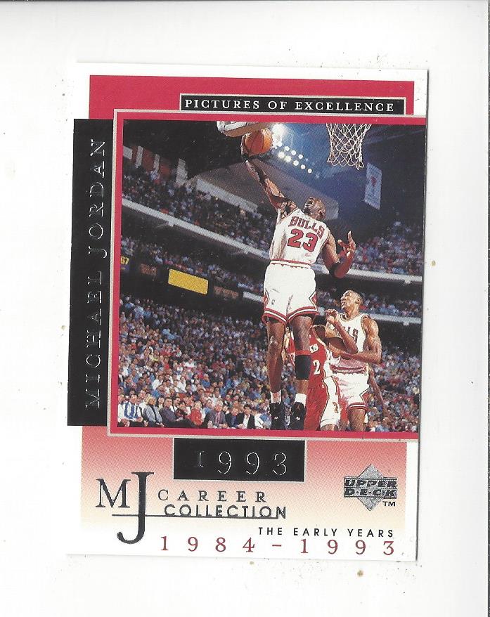 1998 Upper Deck Michael Jordan Career Collection 10 Michael Jordan