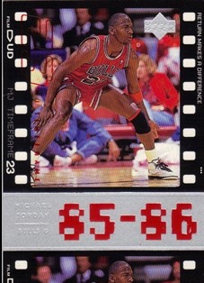1998 Upper Deck Michael Jordan Living Legend #8 Michael Jordan TF 1986-87