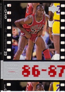 1998 Upper Deck Michael Jordan Living Legend #11 Michael Jordan TF 1987-88
