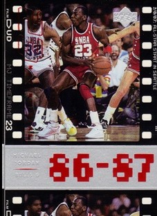 1998 Upper Deck Michael Jordan Living Legend #13 Michael Jordan TF 1987-88