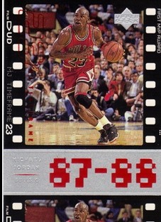1998 Upper Deck Michael Jordan Living Legend #18 Michael Jordan TF 1988-89