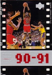 1998 Upper Deck Michael Jordan Living Legend #47 Michael Jordan TF 1991-92