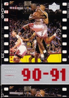 1998 Upper Deck Michael Jordan Living Legend #54 Michael Jordan TF 1992-93