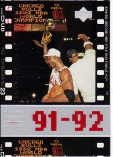 1998 Upper Deck Michael Jordan Living Legend #57 Michael Jordan TF 1992-93