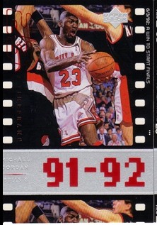 1998 Upper Deck Michael Jordan Living Legend #59 Michael Jordan TF 1992-93