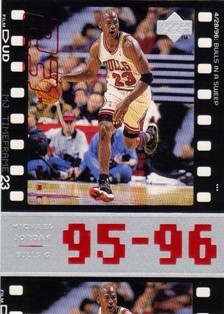 1998 Upper Deck Michael Jordan Living Legend #81 Michael Jordan TF 1995-96