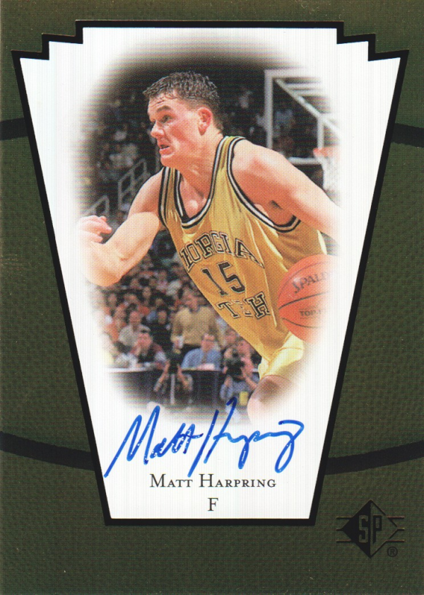 1998 SP Top Prospects Vital Signs #MH Matt Harpring