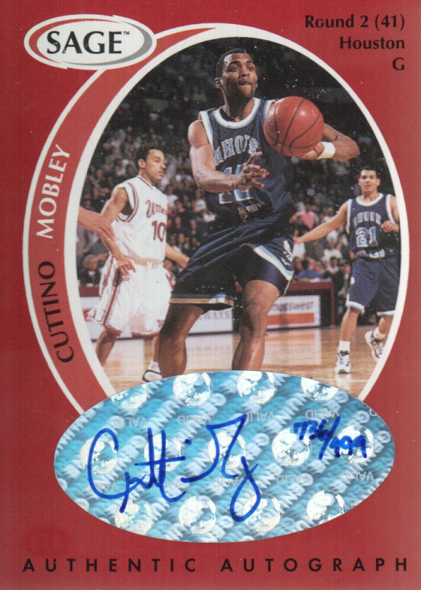 1998 SAGE Autographs #A33 Cuttino Mobley/999
