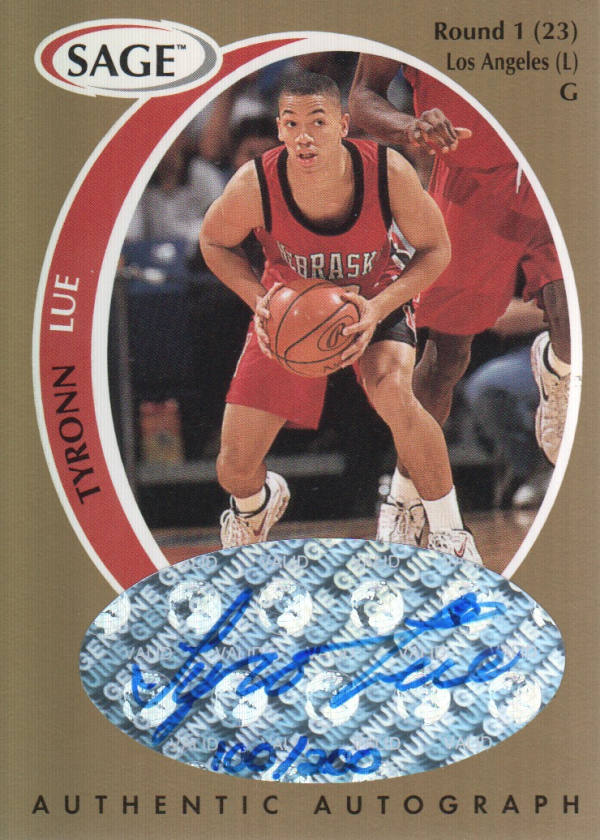 1998 SAGE Autographs Gold #A26 Tyronn Lue/200