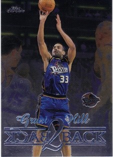 1998-99 Topps Chrome Back 2 Back #B7 Grant Hill