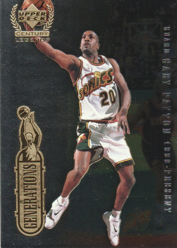 1999 Upper Deck Century Legends Generations #G8 Gary Payton/Isiah Thomas
