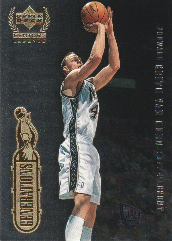 1999 Upper Deck Century Legends Generations #G11 Keith Van Horn/Larry Bird