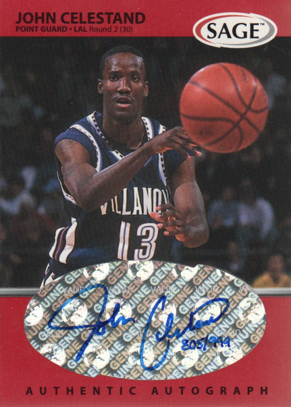 1999 SAGE Autographs #A12 John Celestand/999