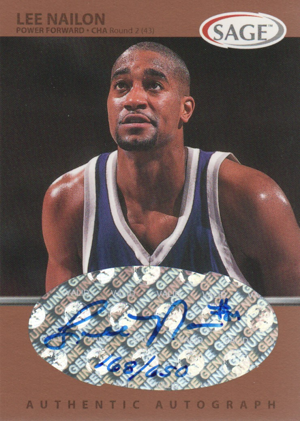 1999 SAGE Autographs Bronze #A37 Lee Nailon/650