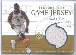 1999-00 Upper Deck Game Jerseys Century Club #GJ58 Michael Finley