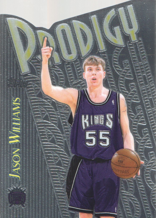 1999-00 topps prodigy #pr12 jason williams sacramento kings