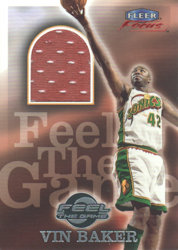 1999-00 Fleer Focus Feel the Game #10 Vin Baker