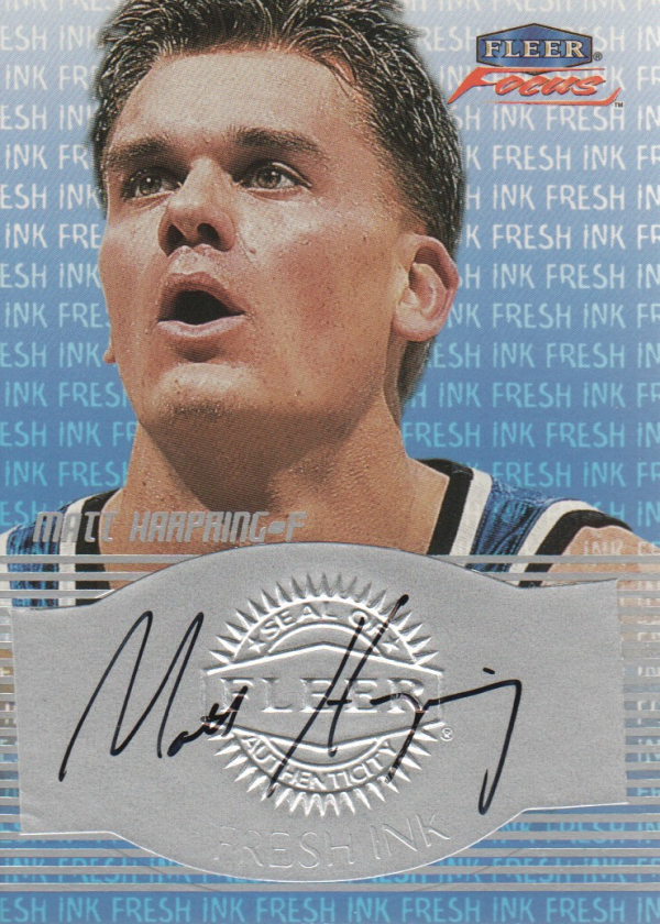 1999-00 Fleer Focus Fresh Ink #7 Matt Harpring