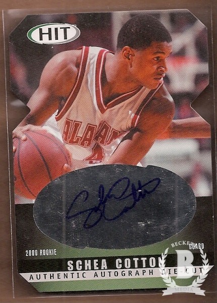 2000 SAGE HIT Autographs Emerald #6 Schea Cotton