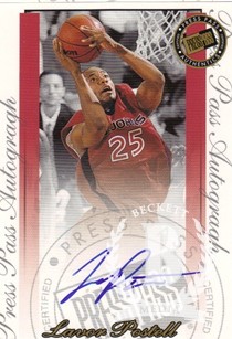 2000 Press Pass SE Autographs #29 Lavor Postell