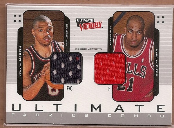2000-01 Ultimate Victory Ultimate Fabrics #UFC4 Kenyon Martin/Marcus Fizer