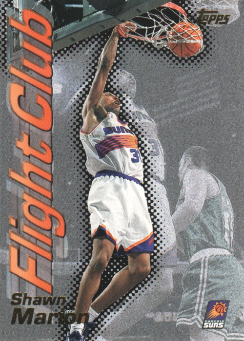 2000-01 topps flight club #fc18 shawn marion phoenux suns