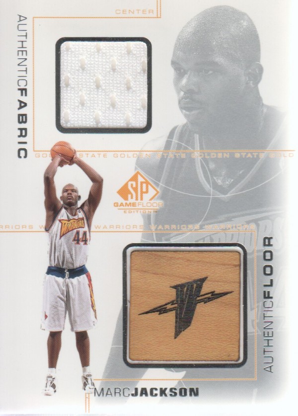 2000-01 SP Game Floor Authentic Fabric/Floor Combos #MAC Marc Jackson