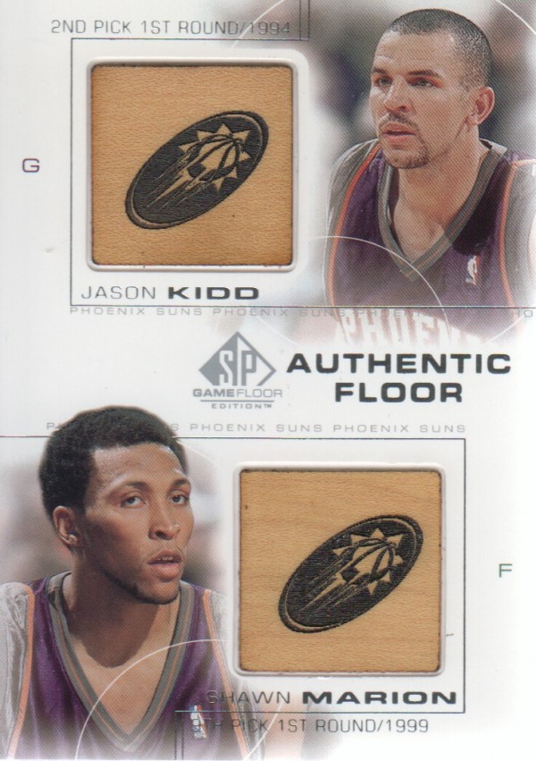 2000-01 SP Game Floor Authentic Floor Combos #C28 Jason Kidd/Shawn Marion