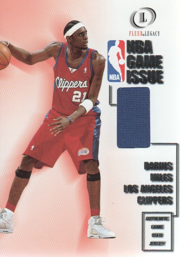 2000-01 Fleer Legacy NBA Game Issue #GI21 Darius Miles