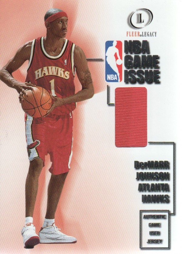 2000-01 Fleer Legacy NBA Game Issue #GI25 DerMarr Johnson
