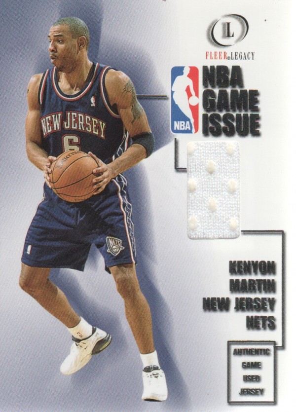 2000-01 Fleer Legacy NBA Game Issue #GI27 Kenyon Martin