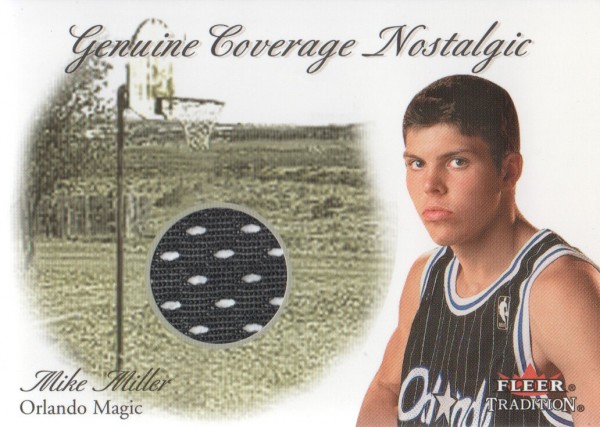 2000-01 Fleer Genuine Coverage Nostalgic #10 Mike Miller