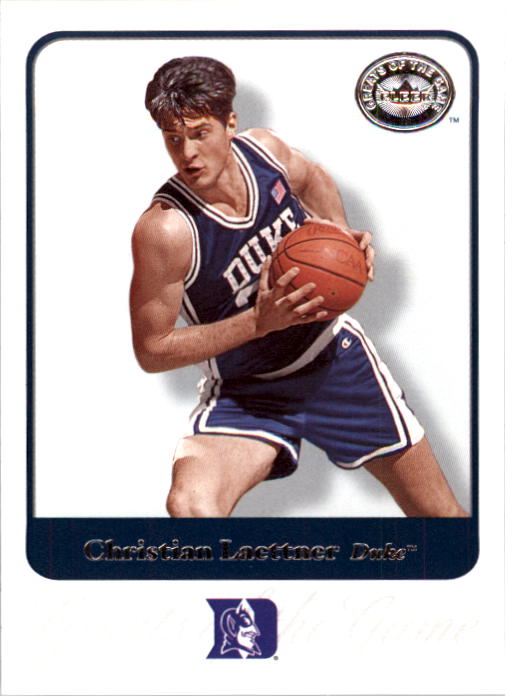 2001 greats of the game #13 christian laettner - nm-mt