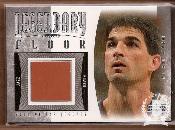 2001-02 Upper Deck Legends Legendary Floor #JSF John Stockton