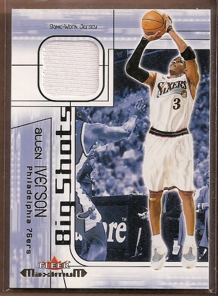 2001-02 Fleer Maximum Big Shots Jerseys #2 Allen Iverson